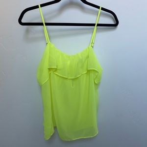 Patterson J Kincaid Neon Yellow Tank